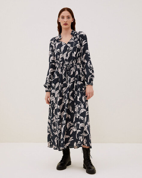 Marks and spencer leaf print dress hotsell