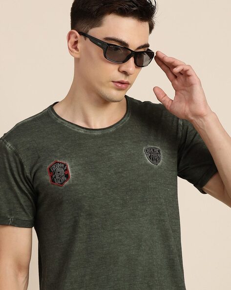 Buy Olive Tshirts for Men by DIFFERENCE OF OPINION Online