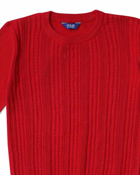 Buy Red Sweaters Cardigans for Boys by R B Online Ajio