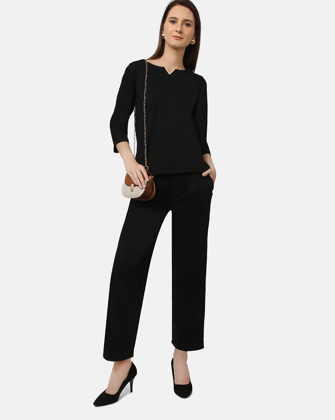 Buy Black Suit Sets for Women by ASHTAG Online
