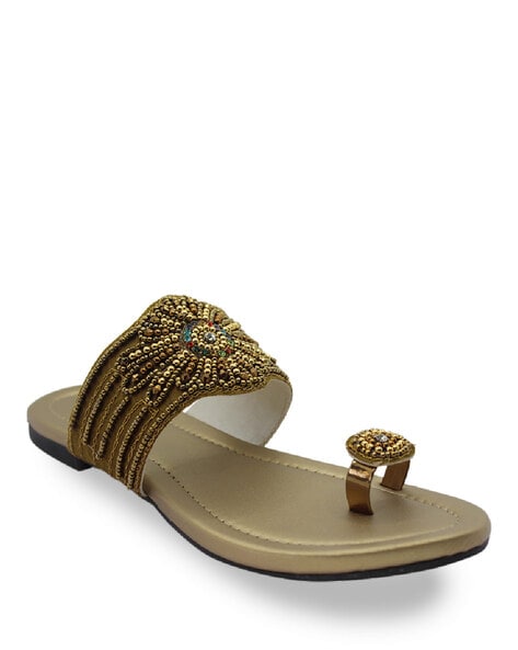 SHIEKH Monet-41 Rhinestone Sandals MONET-41-NUD - Shiekh