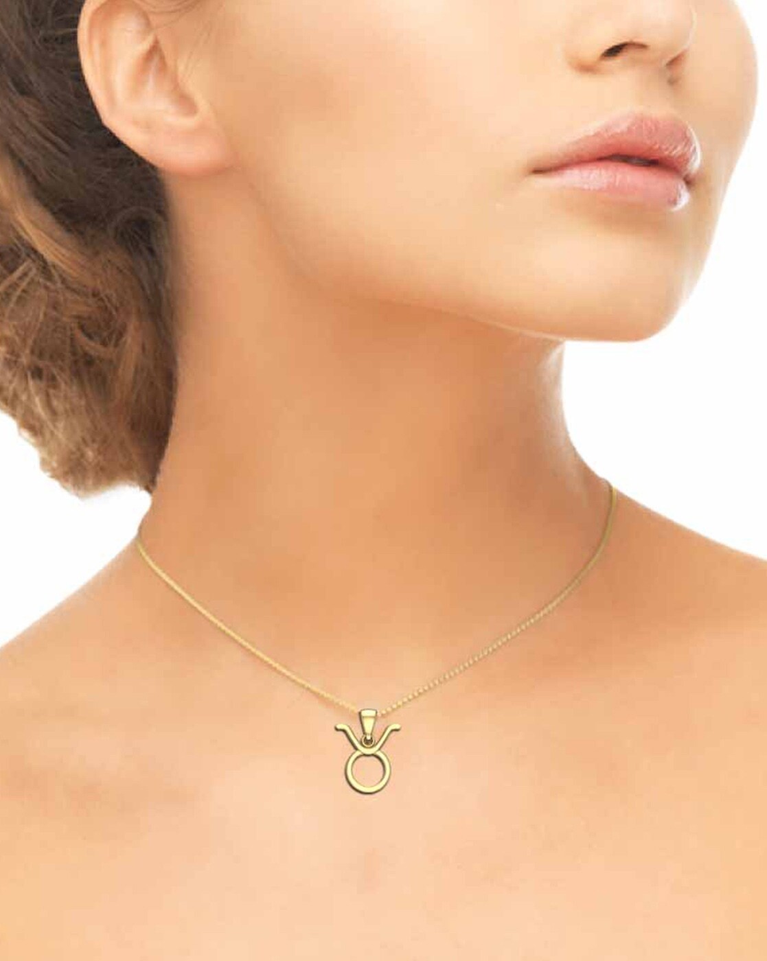 Taurus Gold Zodiac Sign Crystal Necklace – Cali Crystals