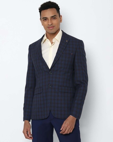 Allen Solly Louis Philippe Men Blue Blazer