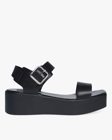 KIMMIE Black Platform Sandals | Women's Designer Sandals – Steve Madden  Canada