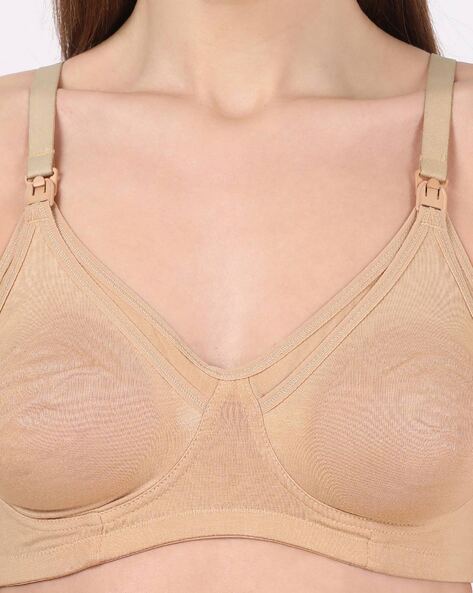 Non-Wired Nursing Bra with Adjustable Straps