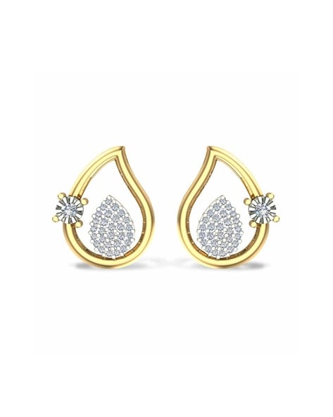 William Gold Earring Online Jewellery Shopping India | Yellow Gold 14K |  Candere by Kalyan Jewellers