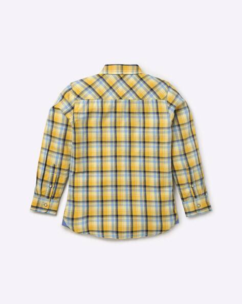 Checked Slim Fit Spread Collar Shirt view 2