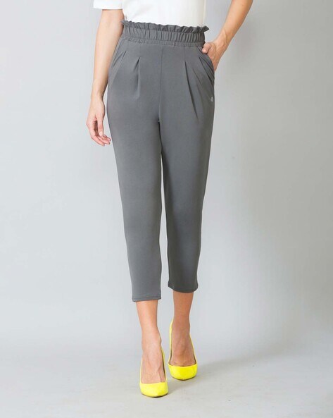 Buy Multicoloured Trousers & Pants for Women by Lastinch Online