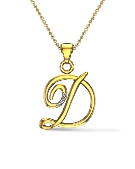 Gold on sale diamond letters