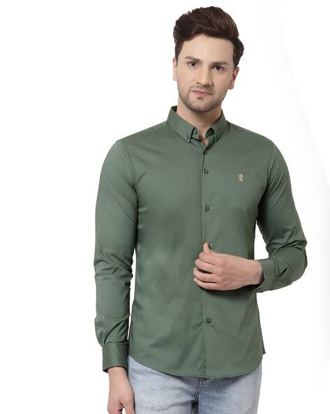 Buy Olive Shirts for Men by RED TAPE 