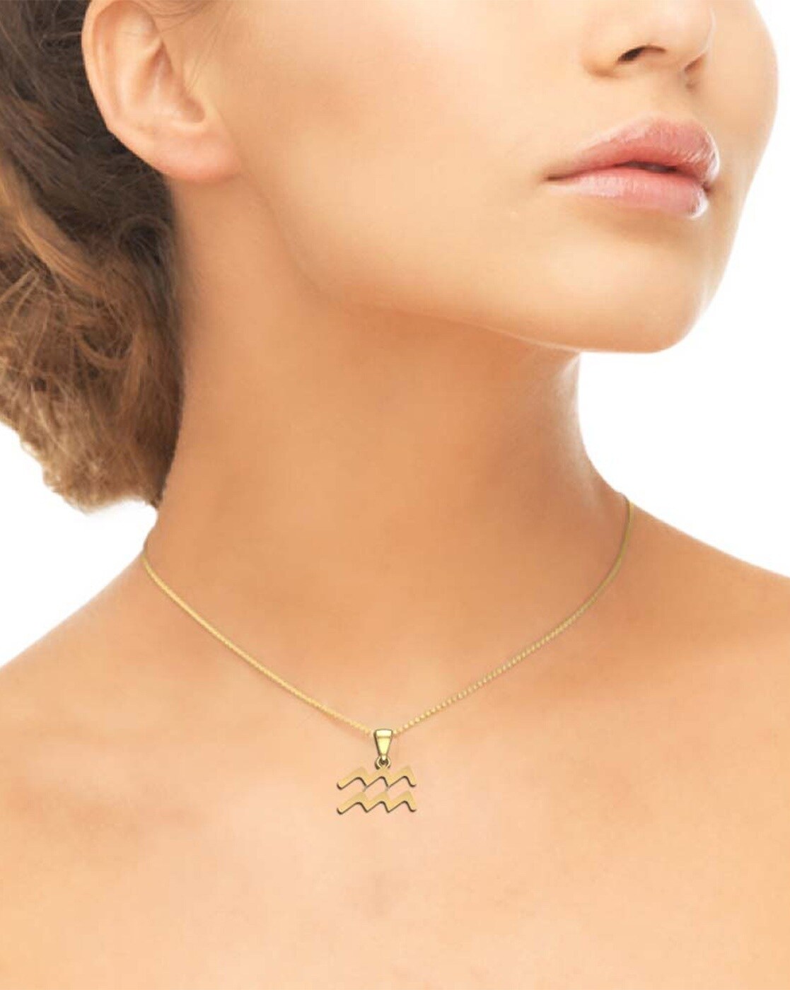 Personalised Silver Or Gold Aquarius Zodiac Necklace By Lily Charmed |  notonthehighstreet.com