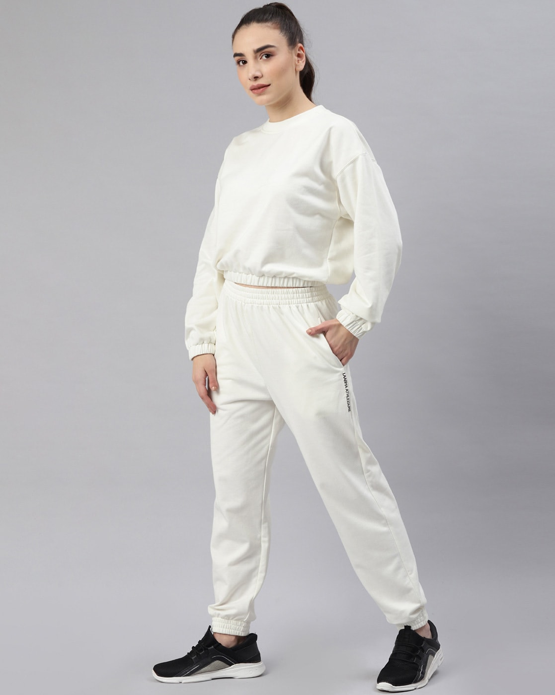 Cotton Olive and White Women Tracksuits at Rs 785/piece in New Delhi