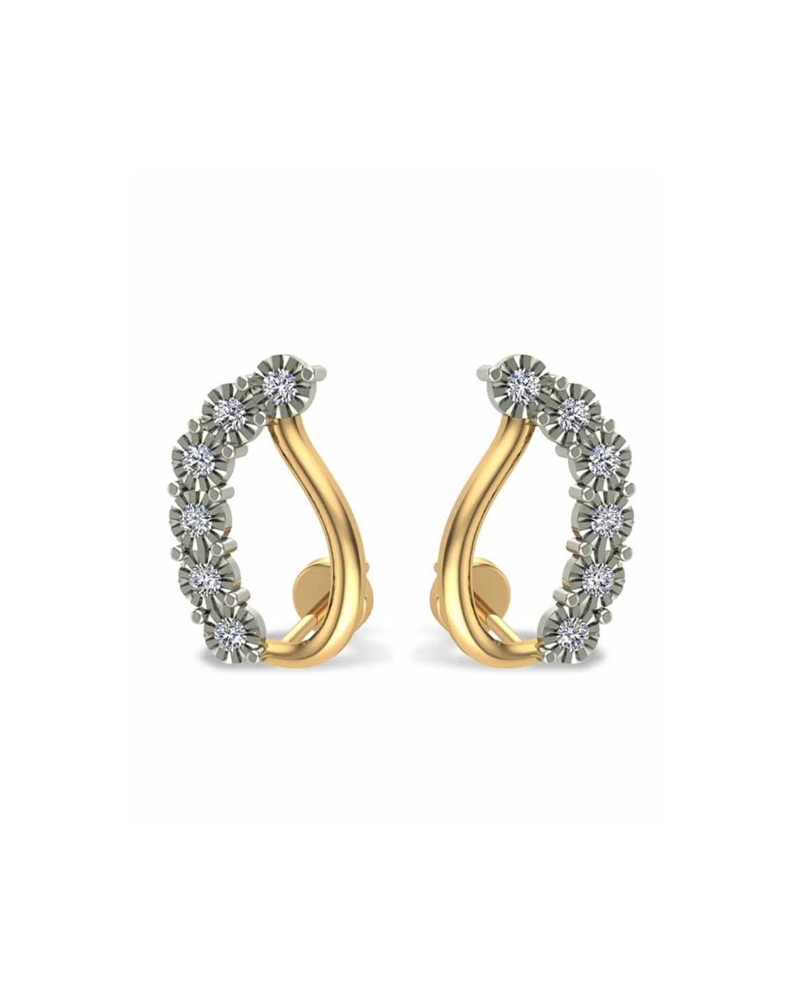 Pearl Heart Stud Earrings Jewellery India Online - CaratLane.com