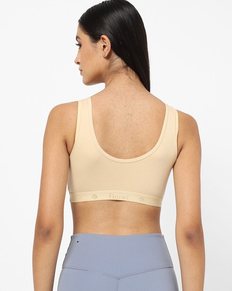 Non Padded Non Wired Cotton Sports Bra SB04