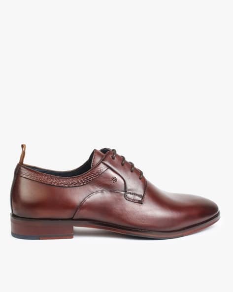 SCHUMANN PREMIUM Panelled Lace-Up Derby Shoes