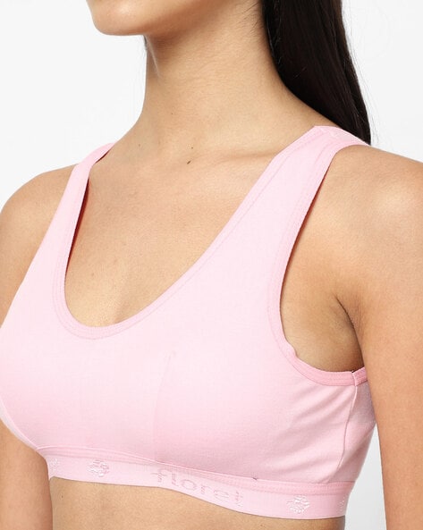 FOUR WAY LYCRA Non-Padded Sports Bra, BABY PINK & BLACL at Rs 180/piece in  Delhi