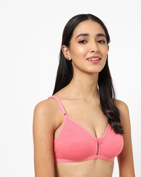 Floret Women's T-Shirt Bra||Daina||Colour-Pink||Size-36||Cup Size-D