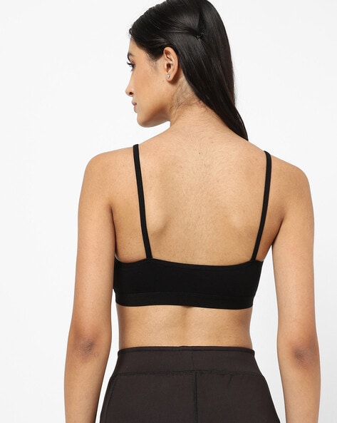 Core Strappy Sports Bra (Black) by OneMoreRep - Nutrition Warehouse