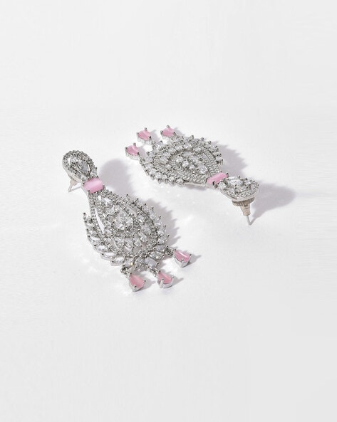 Details 138+ pink diamond dangle earrings latest