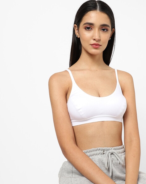 Trendyol Collection Sports Bra - Cream - Plain - Trendyol