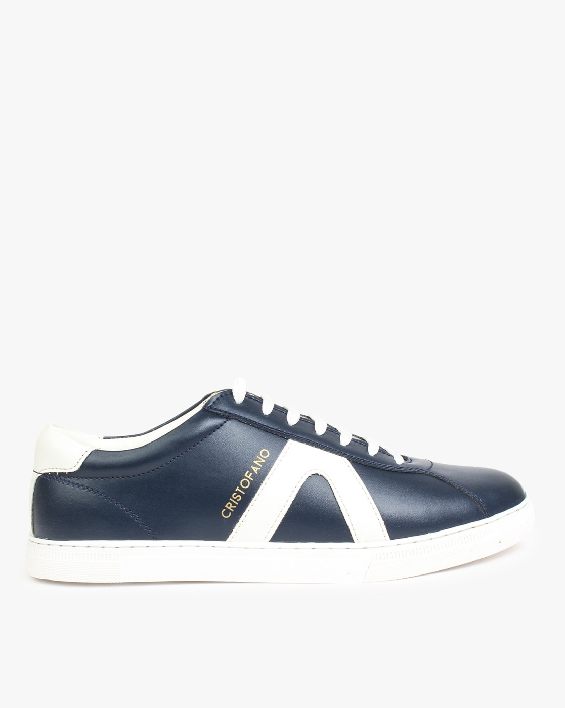 Buy Navy Blue & Grey Casual Shoes for Men by CRISTOFANO Online | Ajio.com