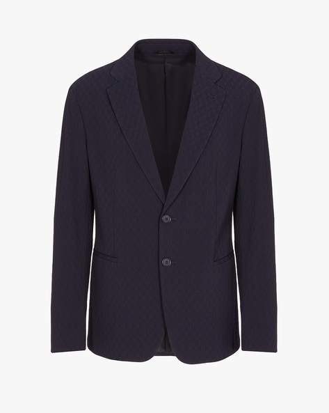 Buy Navy Blue Blazers Waistcoats for Men by GIORGIO ARMANI