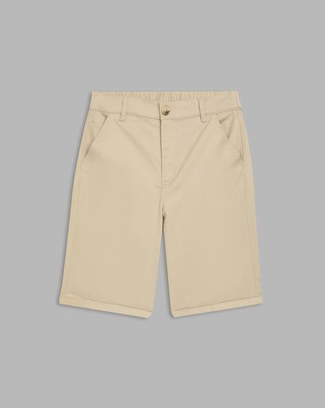 Flat-Front Chino Shorts