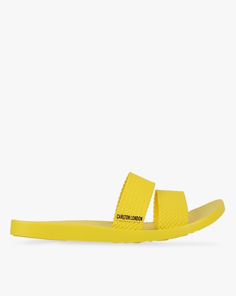 Buy Yellow Flip Flop & Slippers for Women by Carlton London Sports Online |  Ajio.com