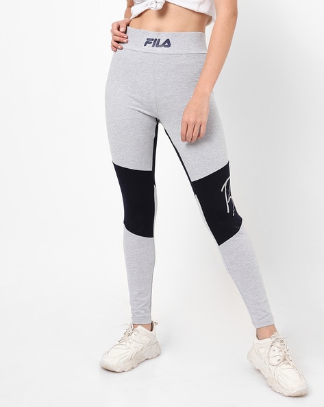 Fila panel hot sale logo leggings