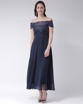 coast maddie dress navy