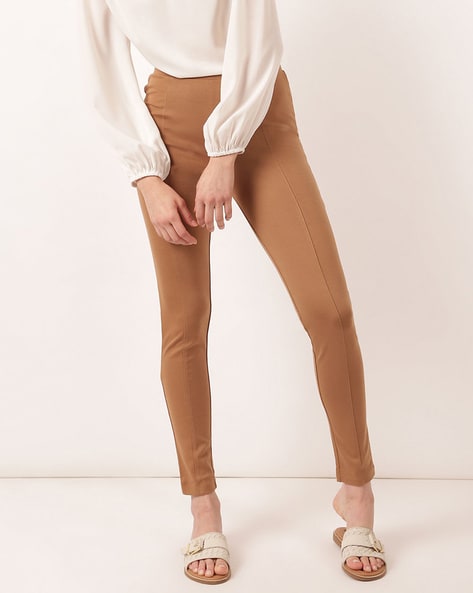 Buy Brown Leggings for Women by Marks & Spencer Online