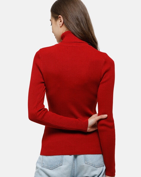 Women's Red Pullover Sweaters
