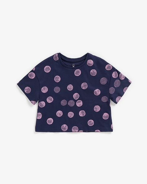 Mothercare Polka-Dot Print Slim Top