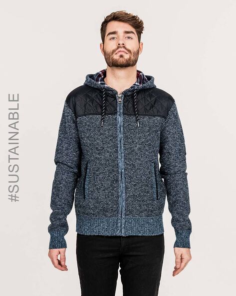 Chenille hooded clearance cardigan