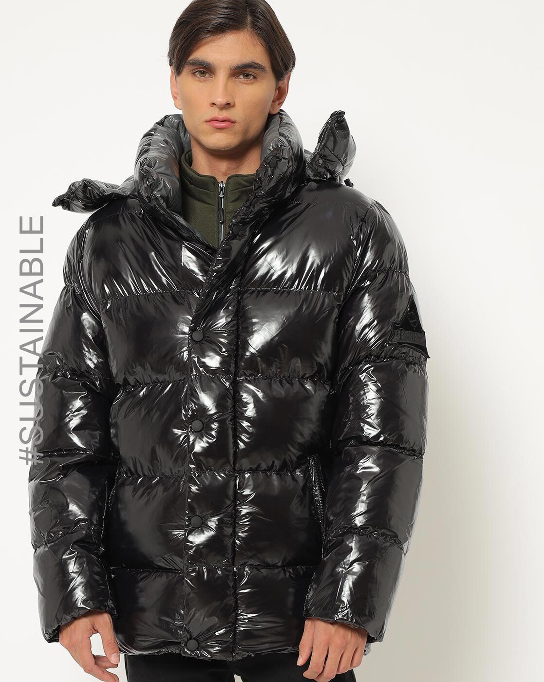 Shine puffer jacket clearance mens