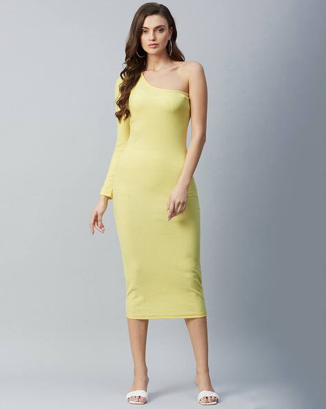 Buy Lemon Dresses for Women by Oh So Fly Online | Ajio.com