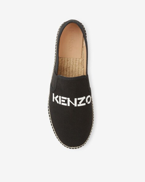 kenzo black slip on