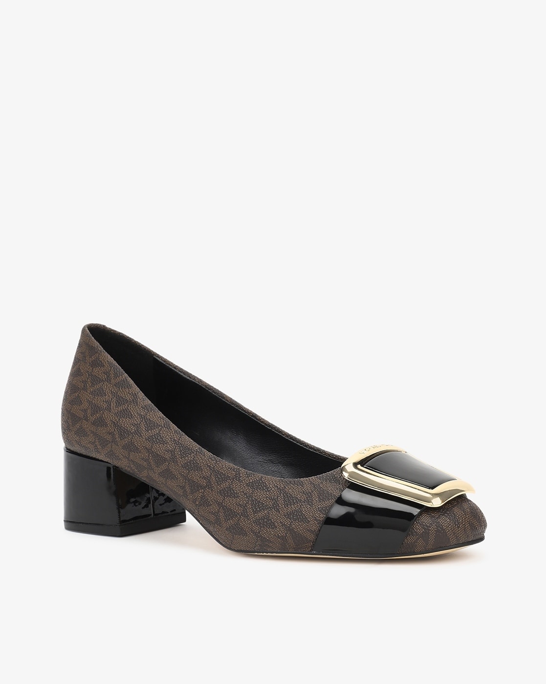 Michael kors discount block heel pumps