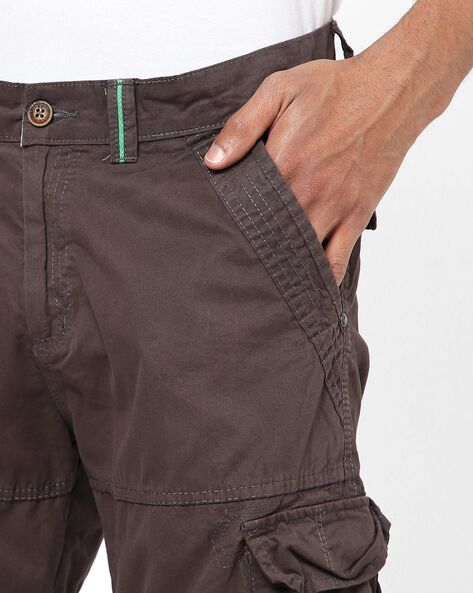 cargo shorts front pockets