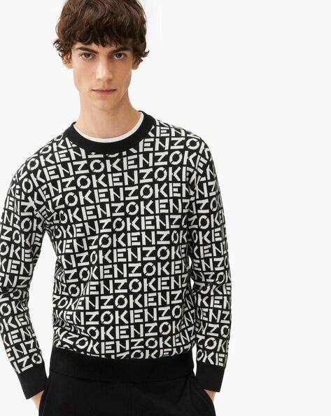 Buy KENZO Monogram Crew-Neck Pullover 