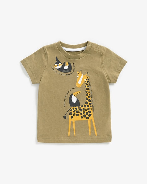 Olive green baby boy 2024 shirt