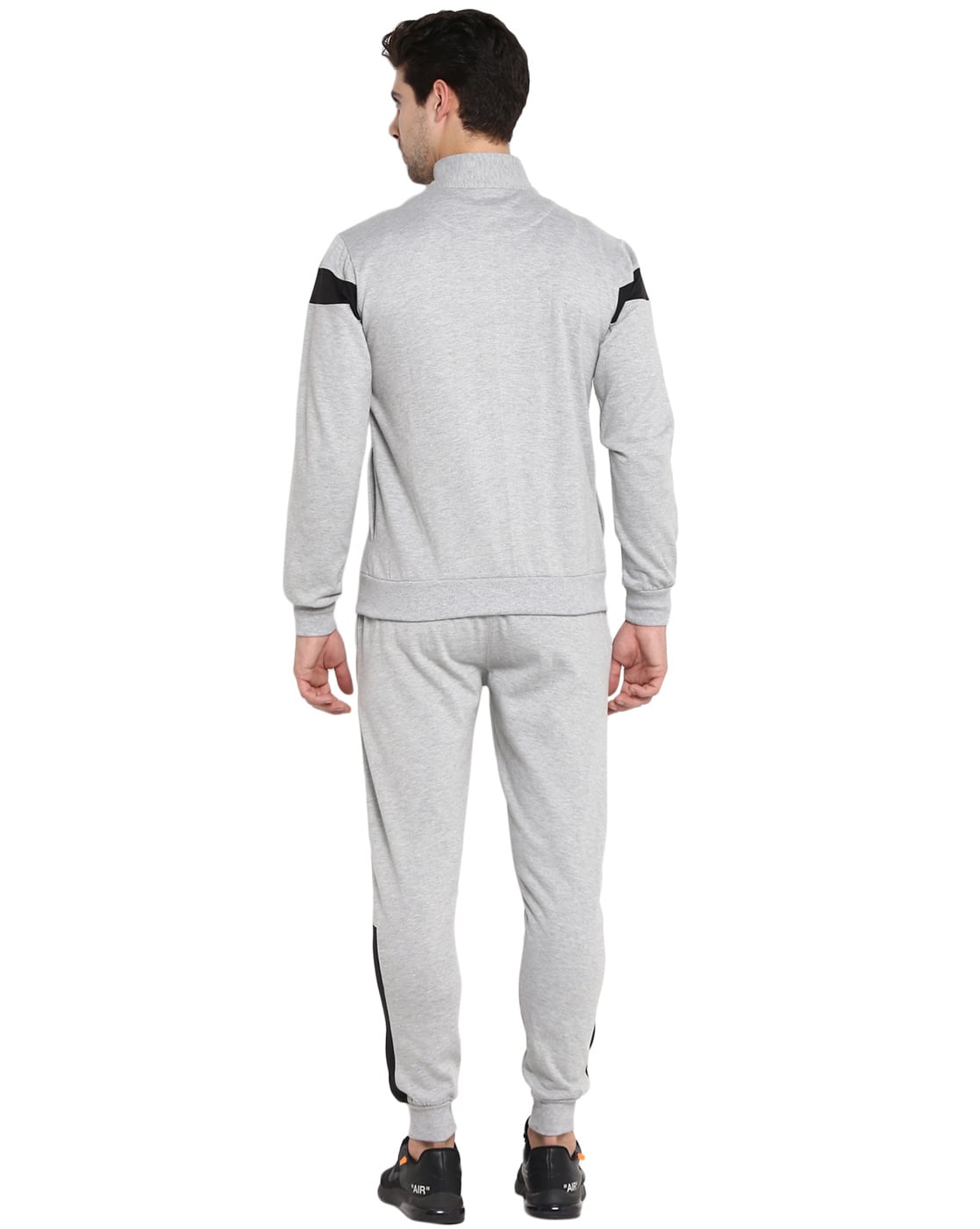 For Men Nike Tracksuit Myntra Buy GREY MEL Tracksuits For Men By