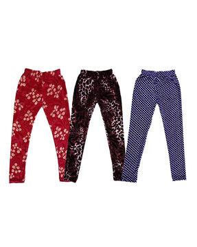 Buy Multicoloured Leggings for Girls by 