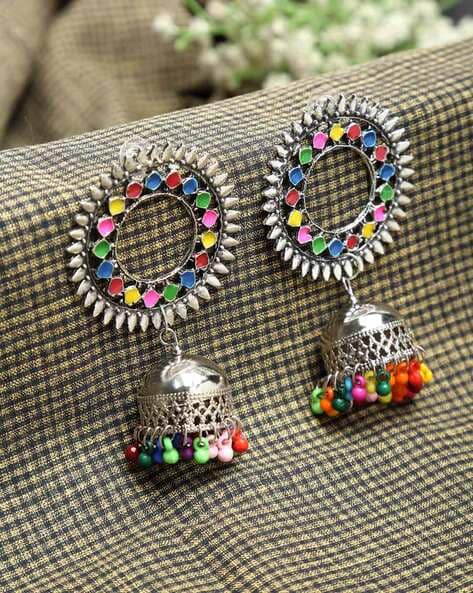 Ring jhumkas clearance