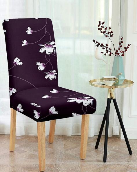 Purple discount floral chair