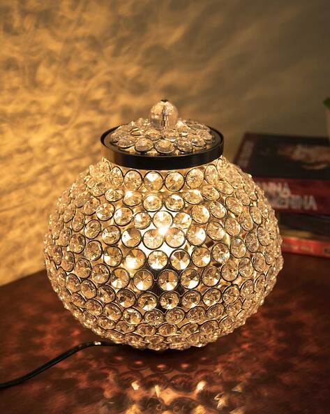 Silver crystal hot sale table lamp