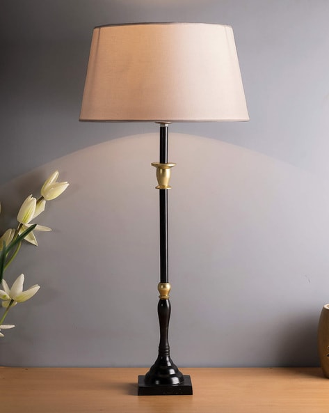 Vintage Brass Candlestick Table Lamp