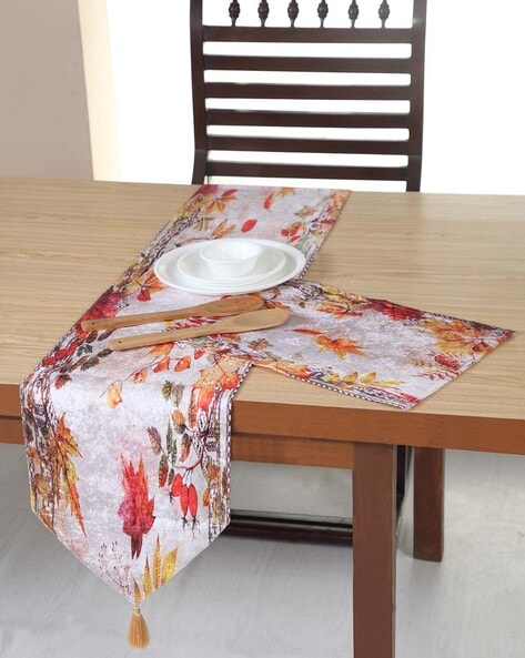 White Table Covers Runners, Dining Table Mats And Runners