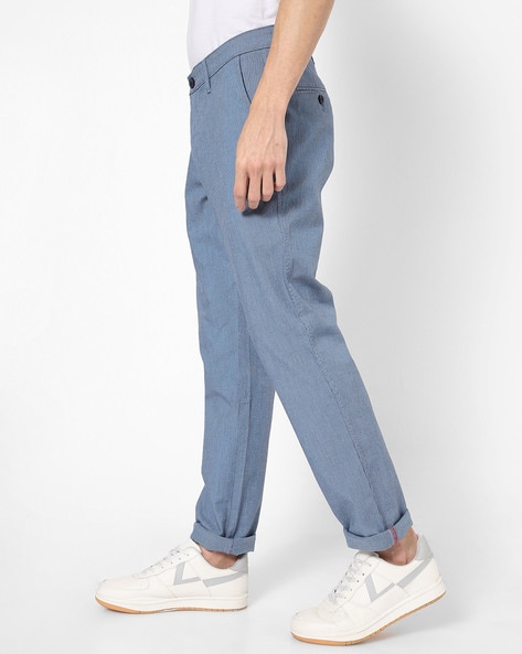 Buy Blue Trousers & Pants for Men by JOHN PLAYERS Online