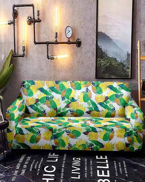 Cortina Eyelet Curtain Super Stretchable Three Seater Cover